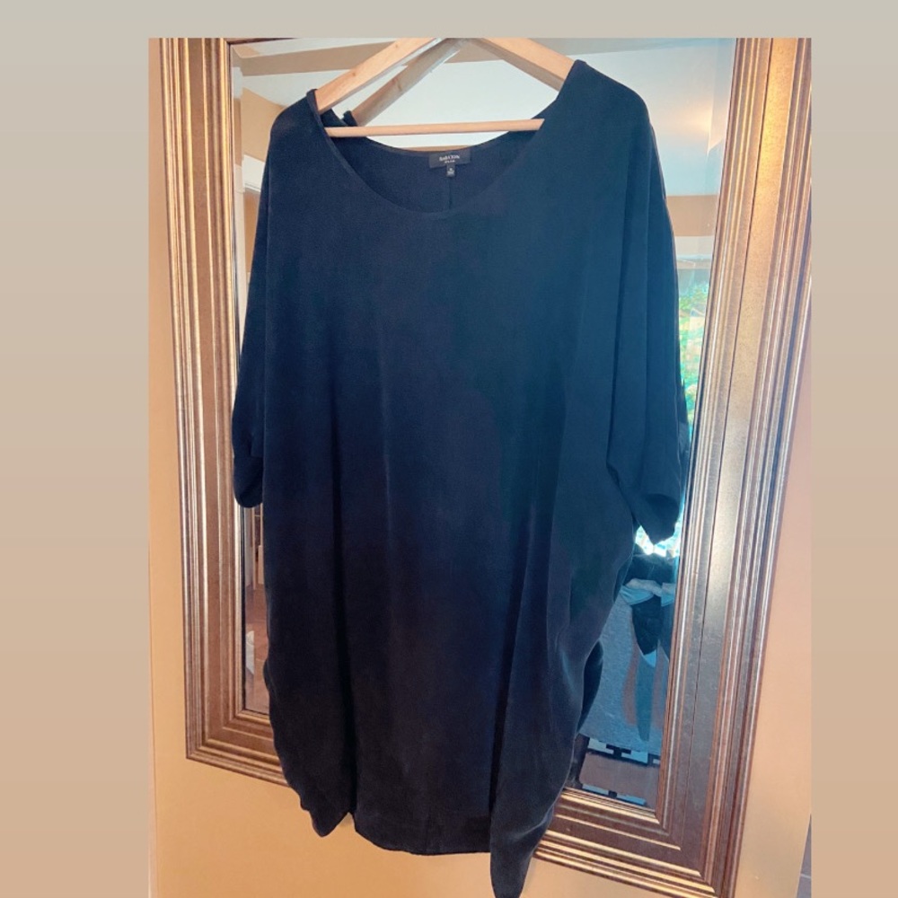 Babaton 100% Washed Silk Raglan Dress